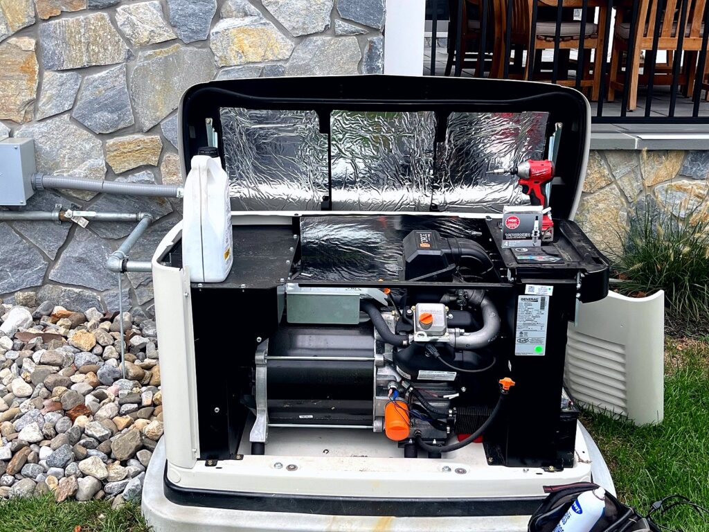 Standby Generator Service at a home in Sea Girt, NJ