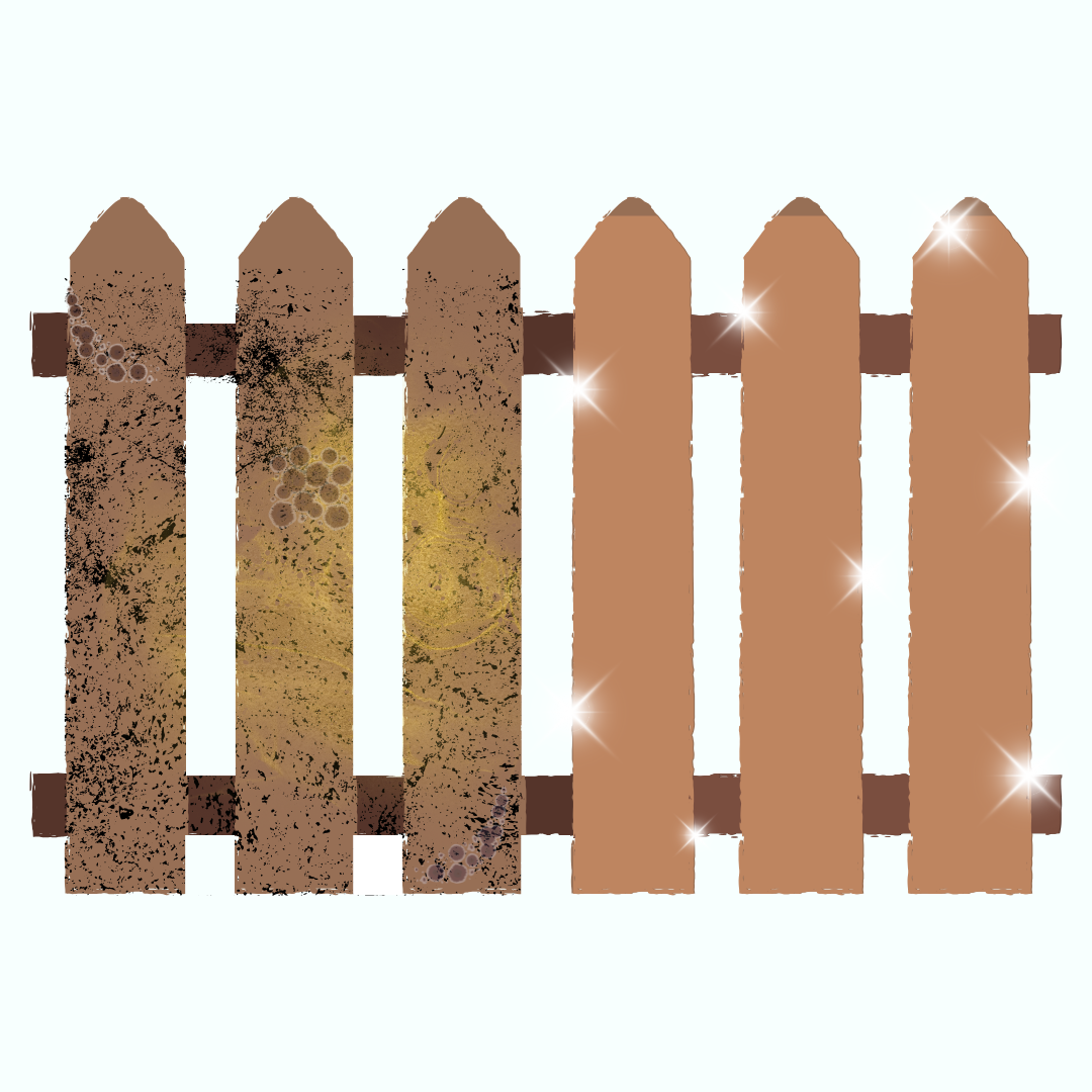 Fence Cleaning-Extend the life of your wood or PVC surfaces by eliminating contaminants that cause deterioration.